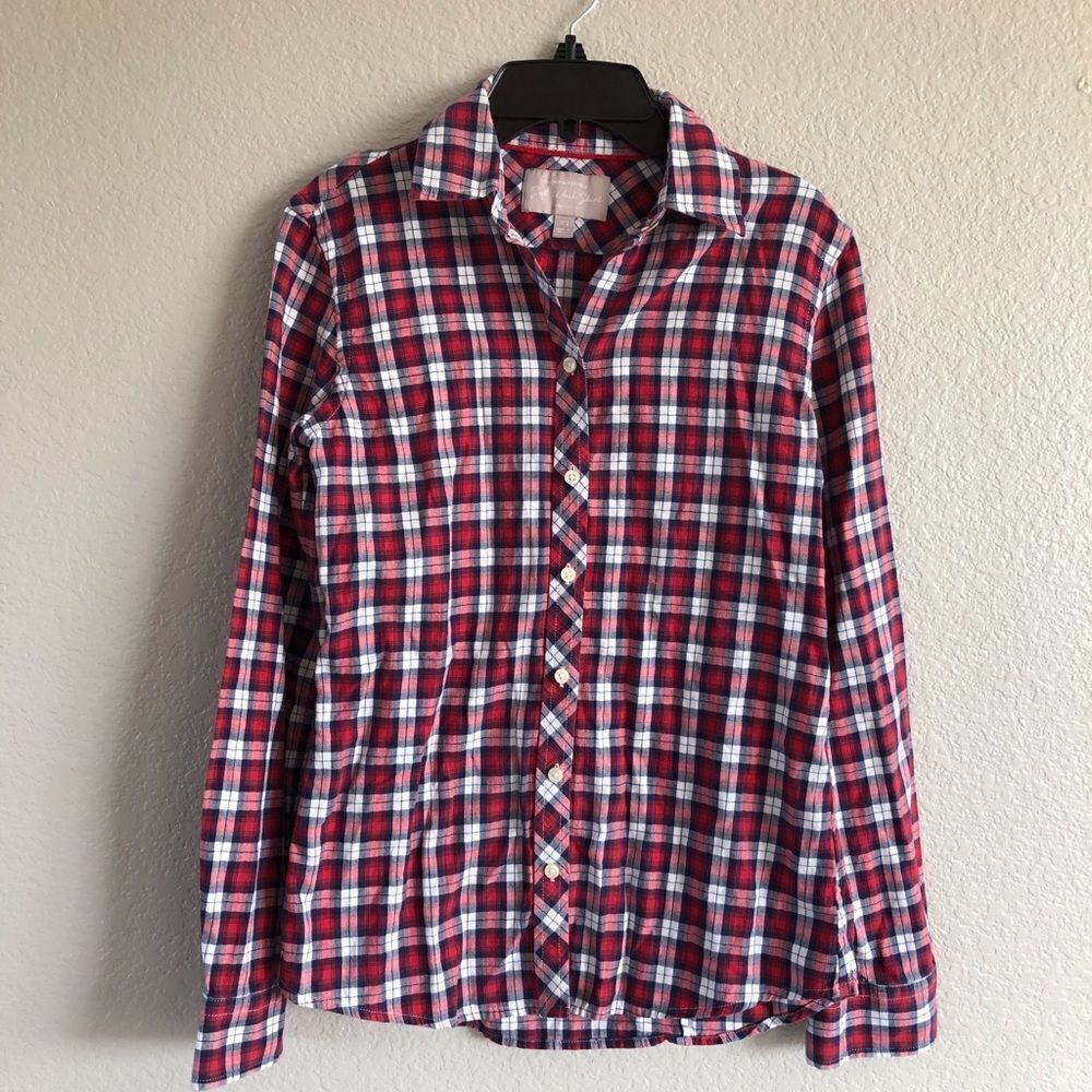 Banana Republic Soft Wash Flannel Shirt XS